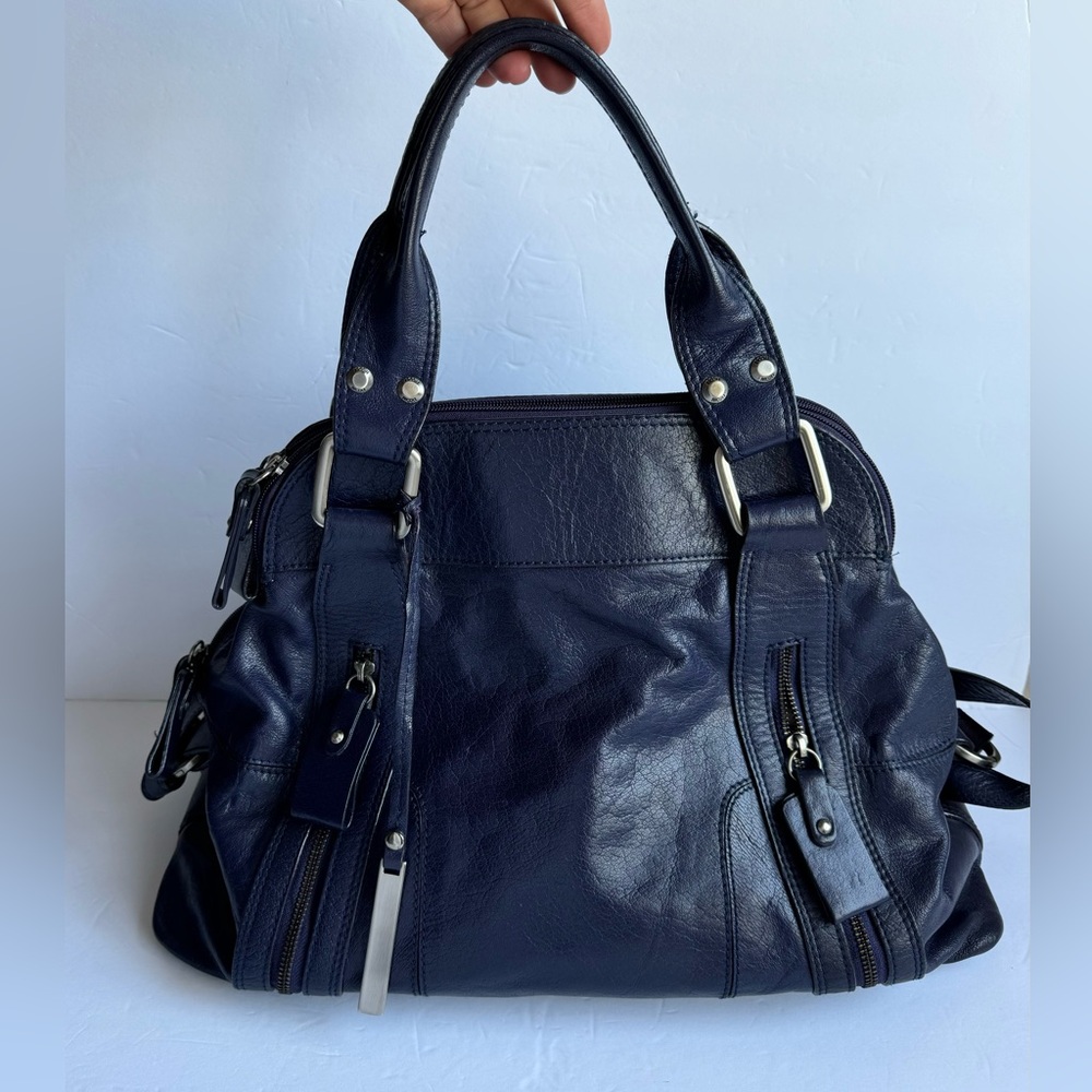 Nicoli Purple Shoulder Bag